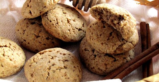 Медово-имбирное овсяное печенье