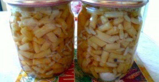 Салат на зиму с фасолью