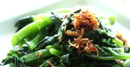 Припушенная черемша с лимонным соком