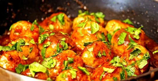 Тефтели с подливкой куриные