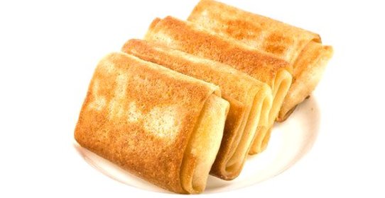 Блинчики с творогом, яблоками и другими начинками