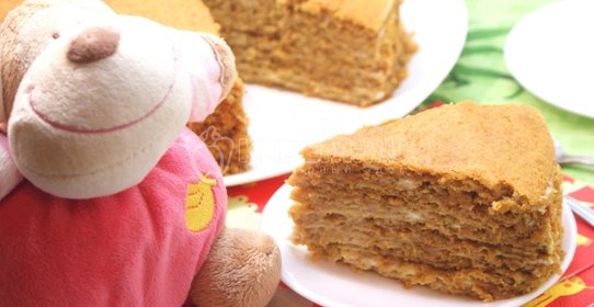 Торт «Медовая новинка»