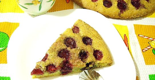 Пирог с вишнями