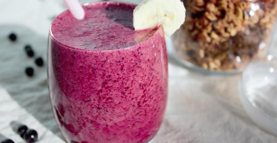 Черничный шейк