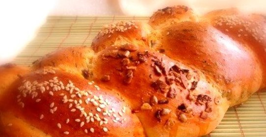 Хлебная трехцветная коса