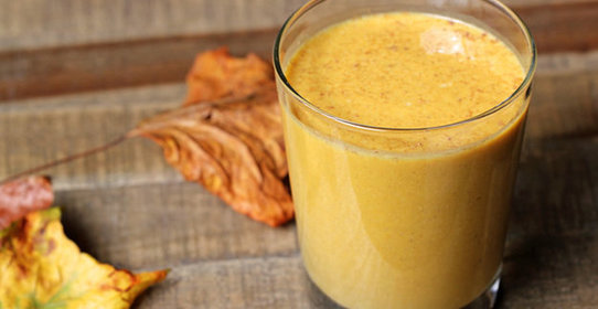 Тыквенно-молочный коктейль
