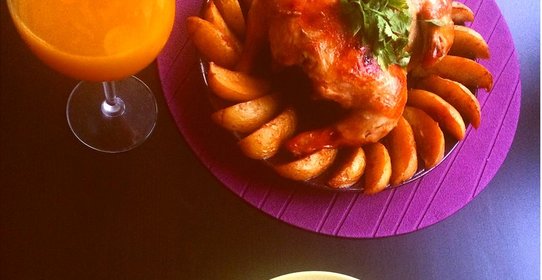 Курица в медово-чесночном соусе, запеченная в духовке