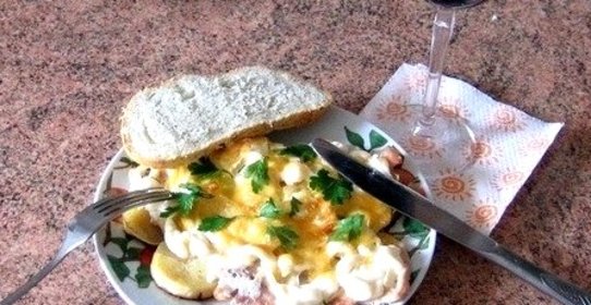 Телятина в духовке с картофелем