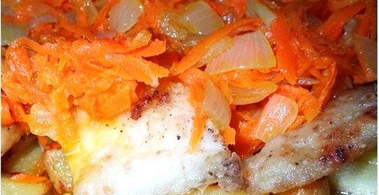 Минтай жареный