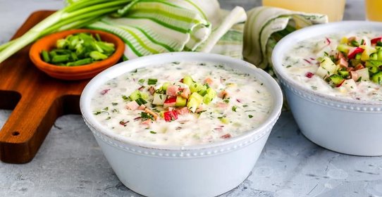 Окрошка с квасом