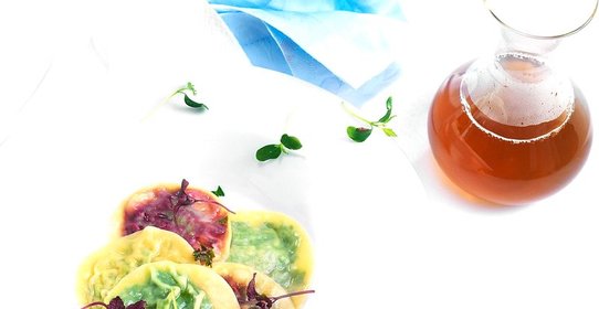 Равиоли с разной зеленью