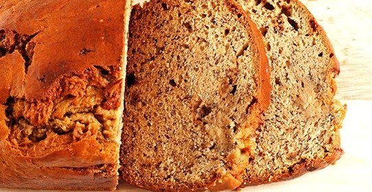 Банановый хлеб с миндальным экстрактом