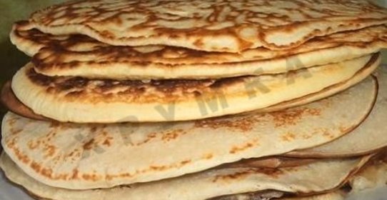 Блины на молоке толстые