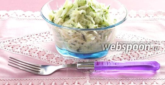 Салат из капусты и огурцов