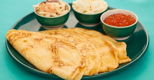 Пышные блинчики на сметане