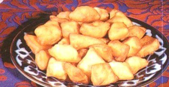 Лепешки казахские (Бауырсаки)