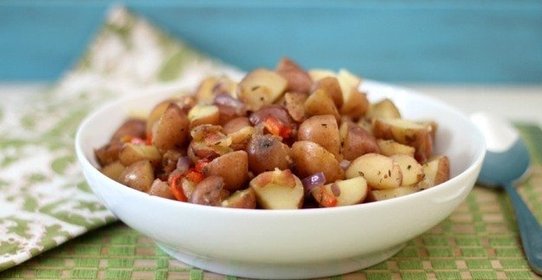 Картофель с беконом