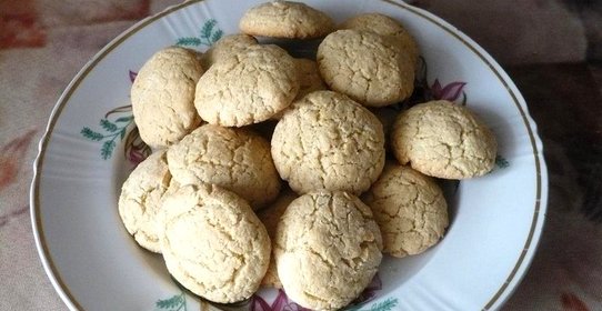 Постное овсяно-кукурузное печенье