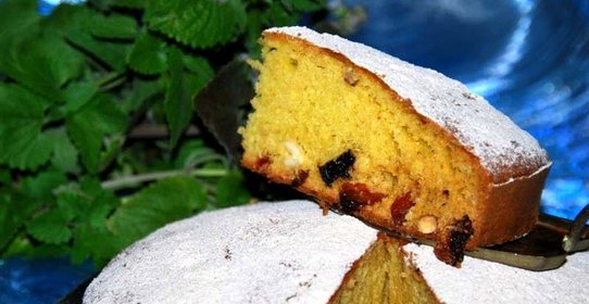 Бисквит с сухофруктами