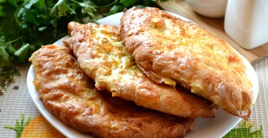 Сырные лепешки на кефире