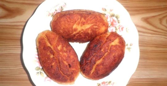 Творожные пирожки с яблоками