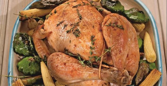 Курица с пряными травами