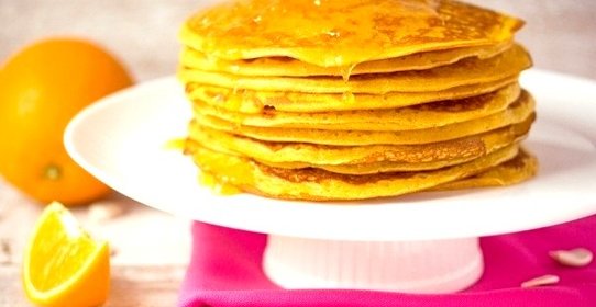 Тыквенно-апельсиновые блины