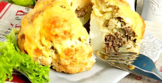 Фаршированная цветная капуста