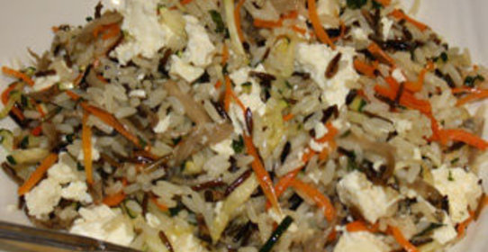 Рис в средиземноморском стиле