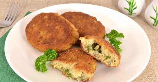 Рыбные котлеты со сливочным маслом