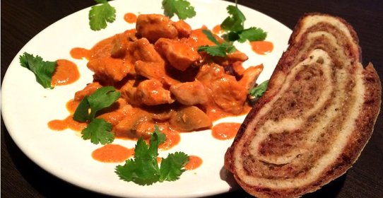 Куриный бефстроганов