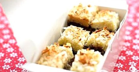 Шоколадные пирожные с кокосом