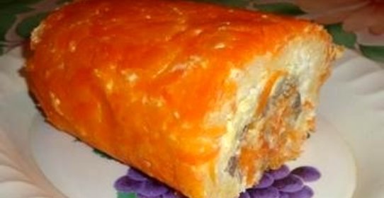 Овощной рулет с печенью