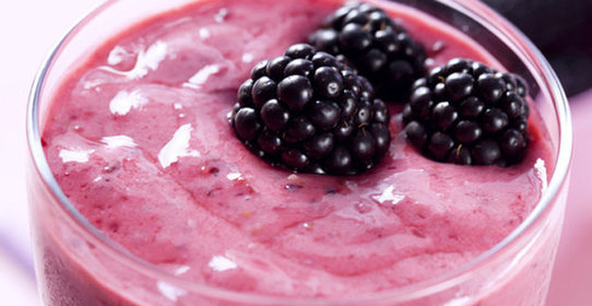 Ежевичный смузи
