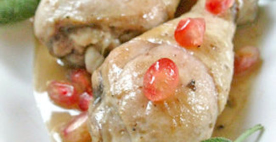 Курица в гранатовом соусе