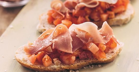 Блинчики с хамоном