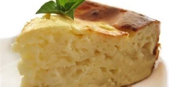 Творожный пирог с яблоками