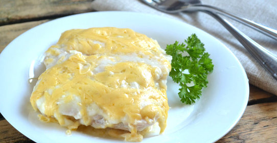 Куриная грудка под соусом Бешамель