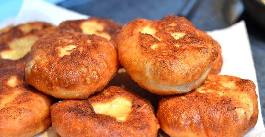Пирожки с мясом жареные