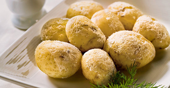 Картофель в морской соли