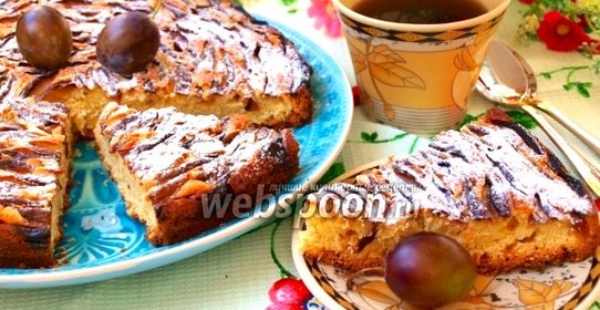 Простой сливовый пирог