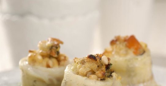 Рыбные рулетики по-средиземноморски