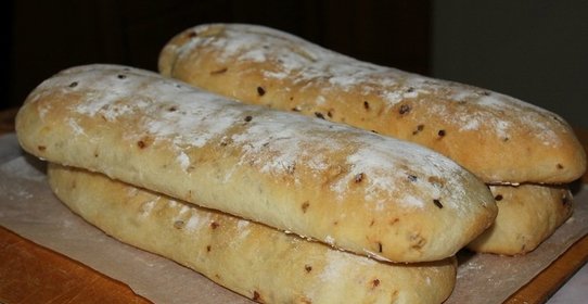 Чиабатта с луком
