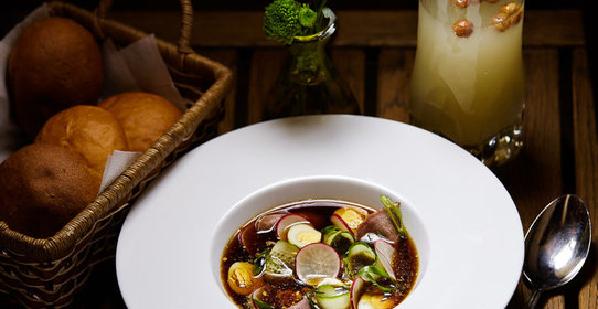 Окрошка на квасе