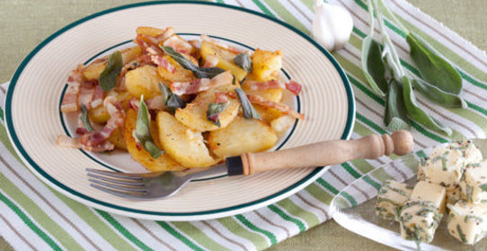 Картошка с шалфеем и ароматным маслом