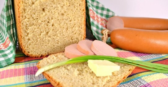 Овсяный хлеб на смальце в хлебопечке