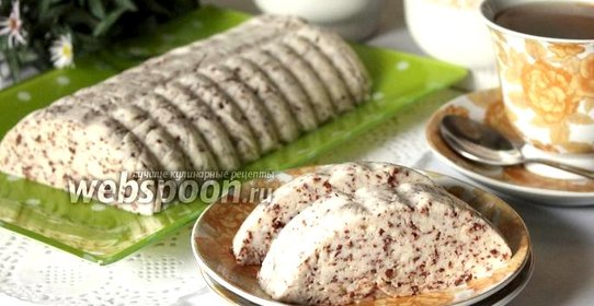 Желе из сметаны и какао