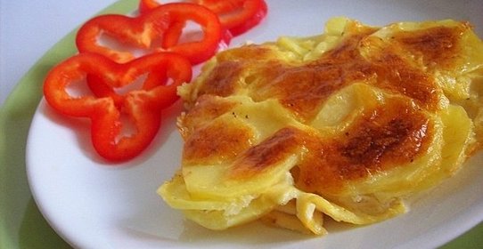 Картофель под сыром