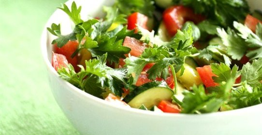 Овощи с сыром и травами