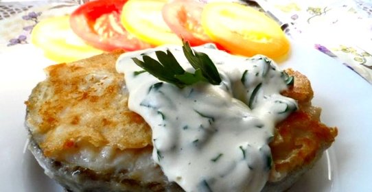 Треска под сливочным соусом